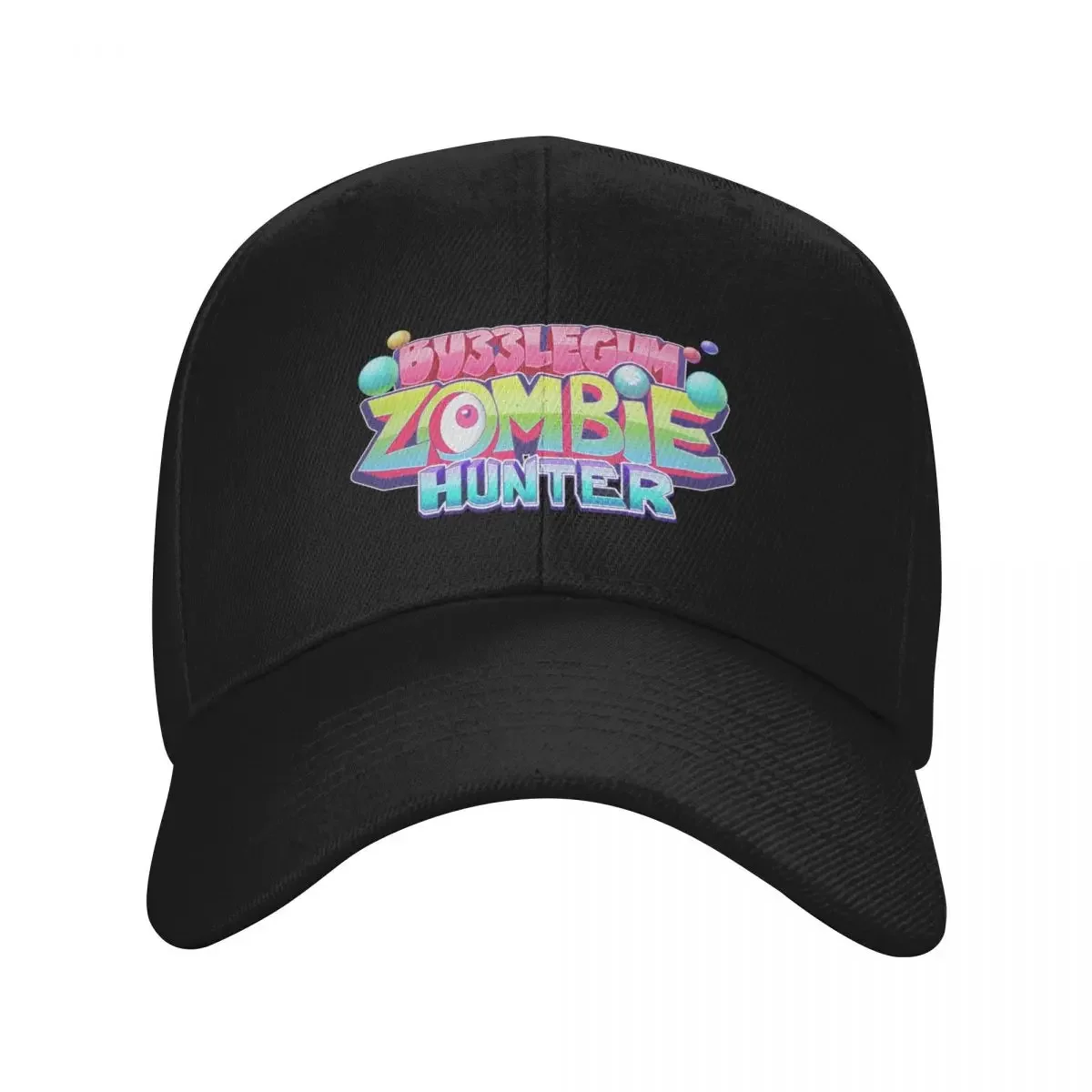 Bubblegum Zombie Hunter Logo Baseball Cap Cosplay Hood Elegant Women's Hats Men's