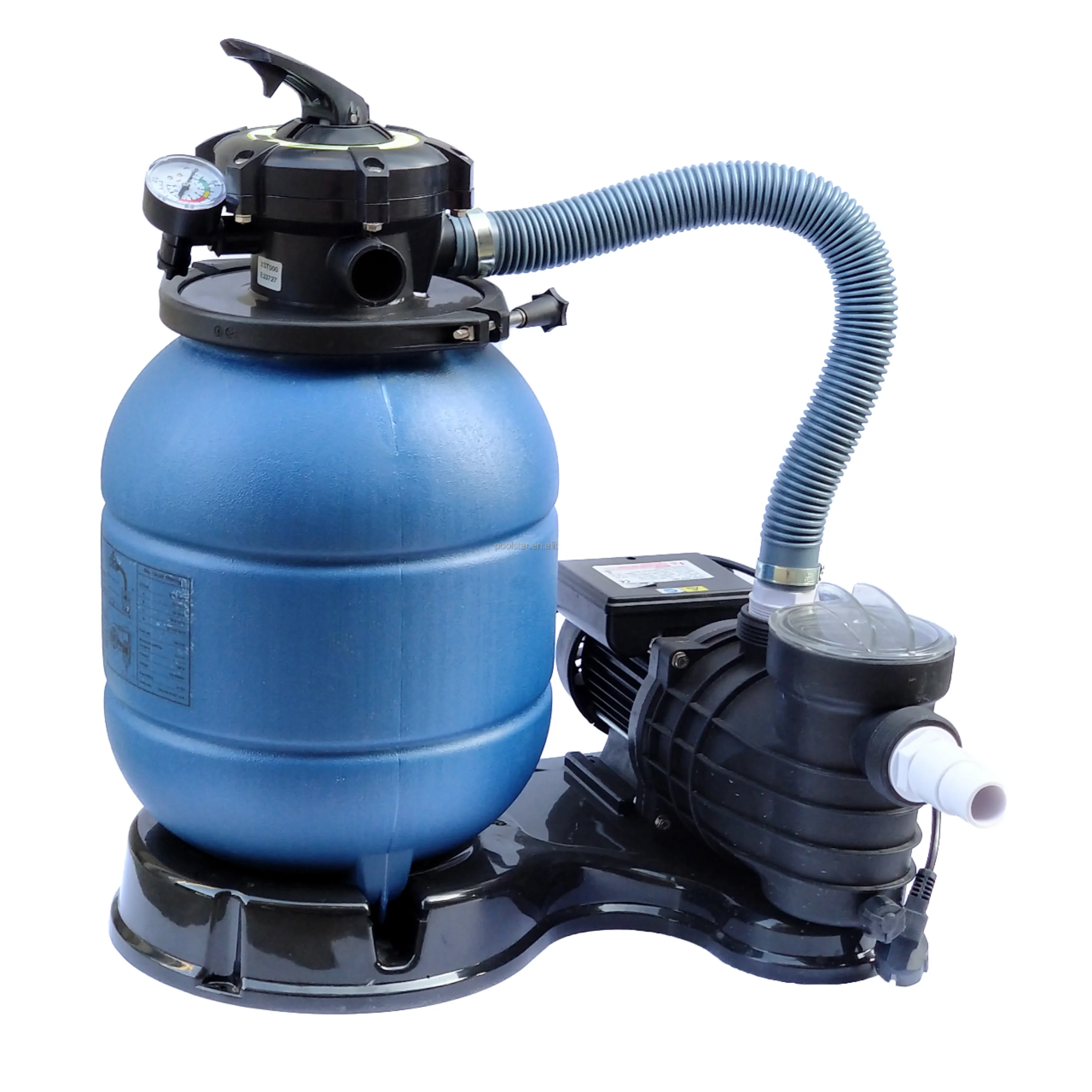 Hot-selling outdoor sand filter pump system swimming pool tools and high-efficiency swimming pool filter equipment accessories