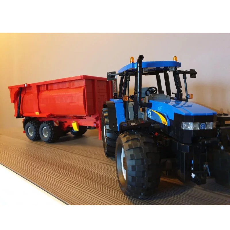 

MOC-26566 New 1:17 Dump Truck Trailer Building Blocks Model 1349 PartsMOC Creative Boys Kids Birthday Building Blocks Toy Gift
