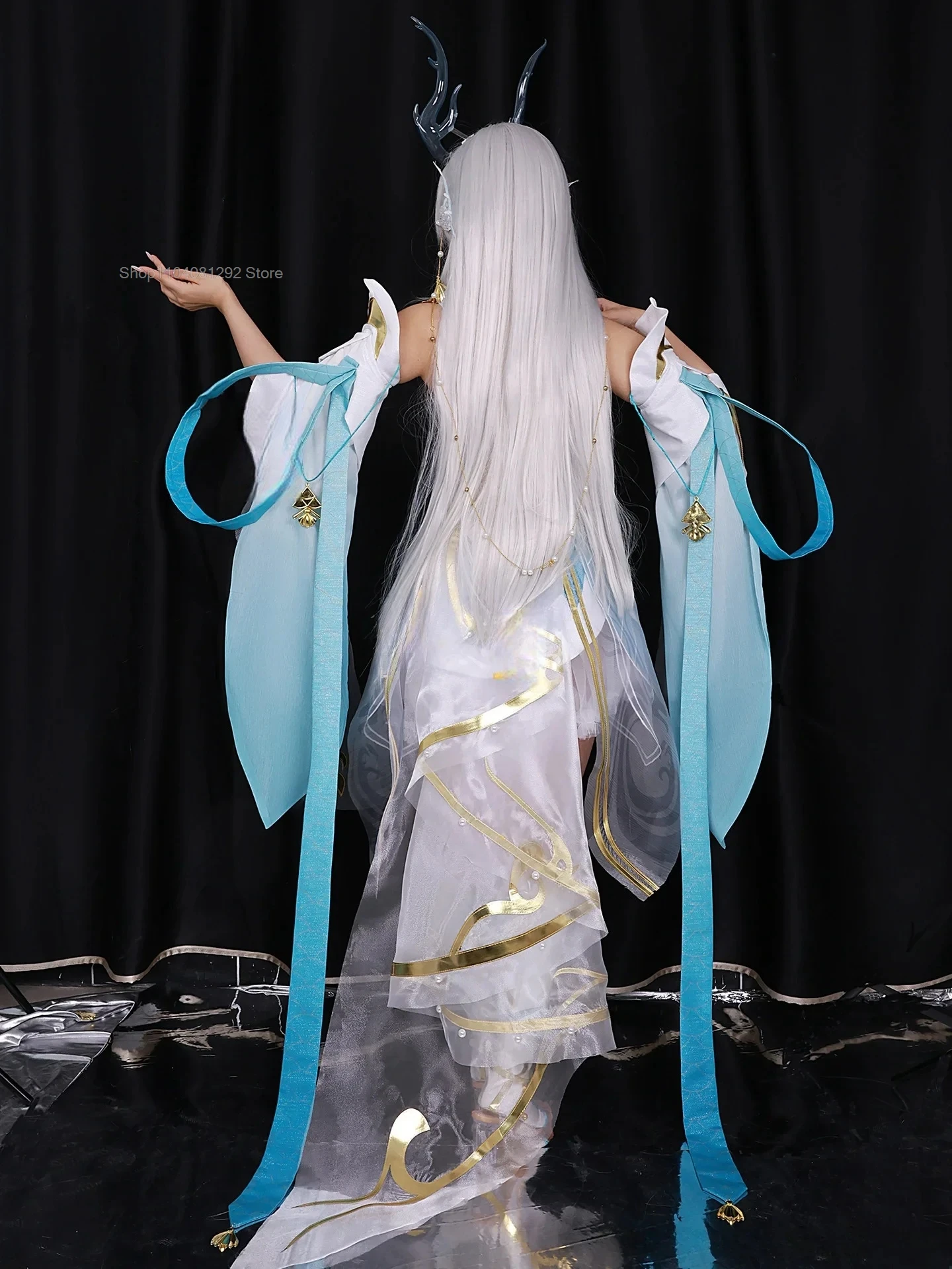 Honor of Kings Xi Shi Youlong Qingying Costume Cosplay donna Set completo completo completo da gioco di alta qualità per la festa di Halloween di carnevale