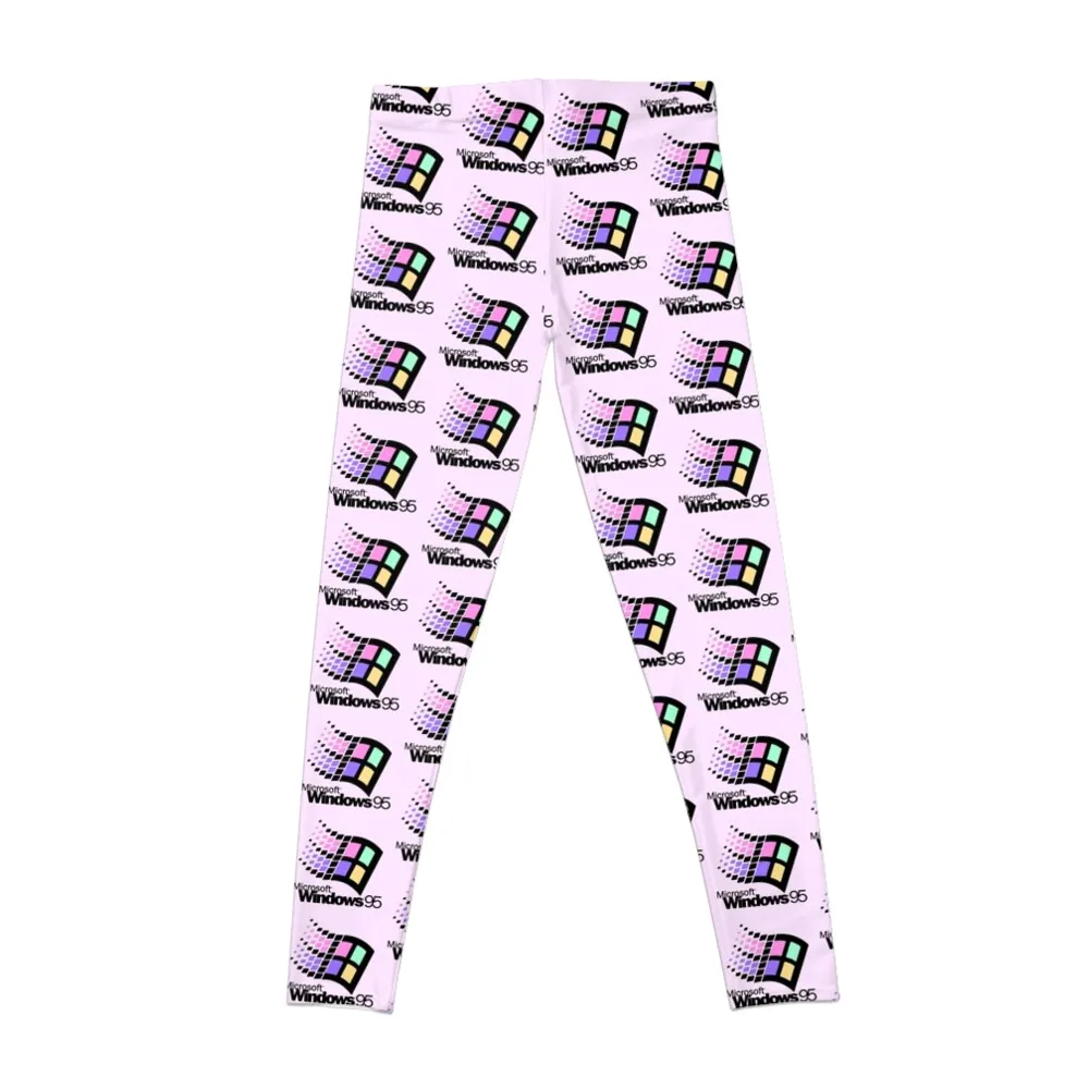 Windows 95 - Pastel Leggings push up fitness Fitness clothing sportswear woman gym 2024 Women's trousers Womens Leggings