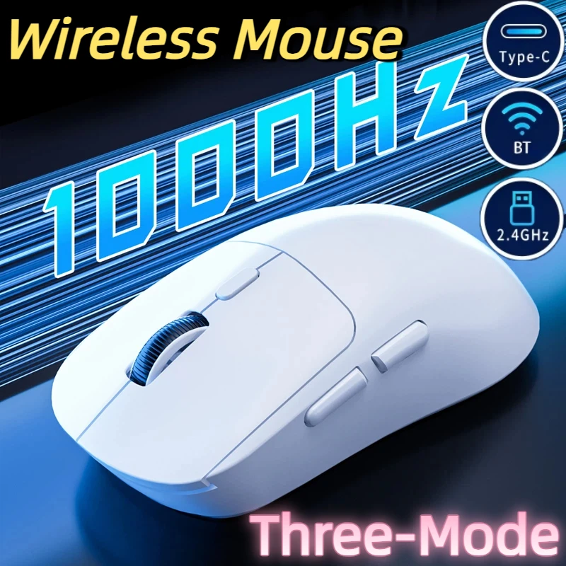 

Новая беспроводная мышь Bluetooth 2,4G, трехрежимная, перезаряжаемая, эргономичная, для офиса и игр, портативная, для iPad, ПК, ноутбука, телевизора, 2026