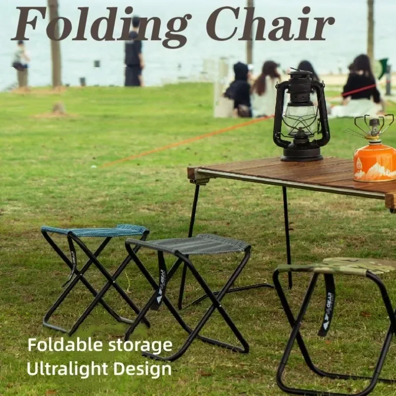 3F UL Gear-Chaise Pliante Ultralégère en Alliage d'Aluminium, Tabouret Portable pour Pique-Nique, Pêche, Croquis, Camping en Plein Air