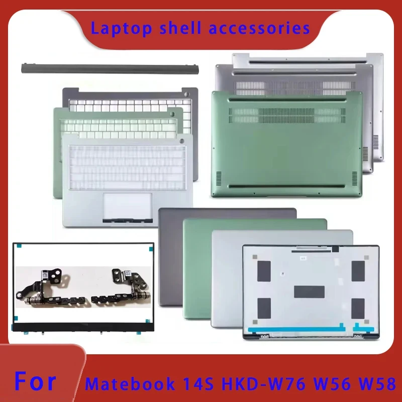Brand new  Matebook 14S HKDZ-W76-W56 HKD-W56 W58 HKF-16 LCD screen top cover back shell screen frame palm rest bottom shell