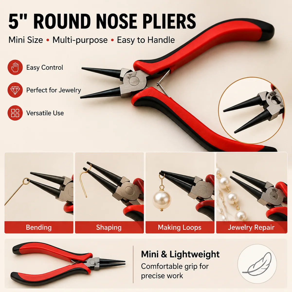 Szczypce okrągłe z wydłużonymi – Jewelry Making Loop Pliers recenzja i cena