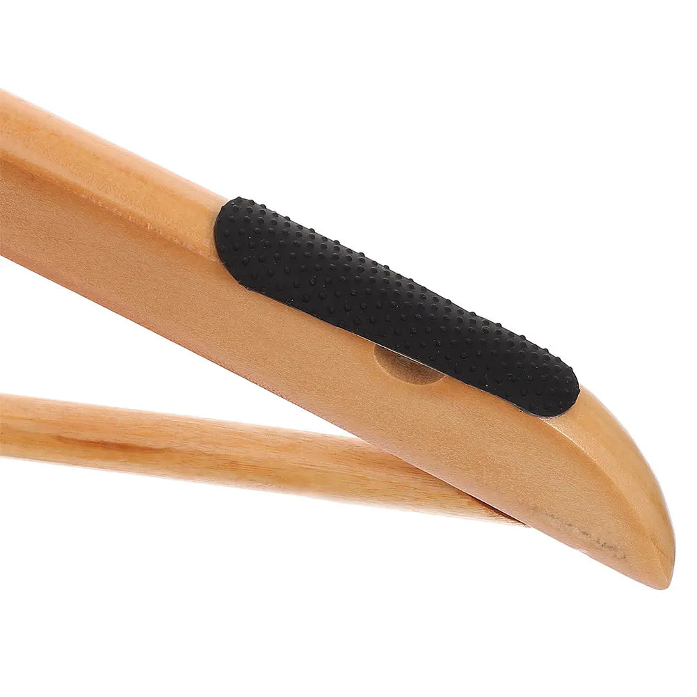 

200Pcs Non-Slip Rubber Hanger Grips Dotted Surface for Wood Plastic Hangers Clear Protective Strips Non Slip Hanger Covers