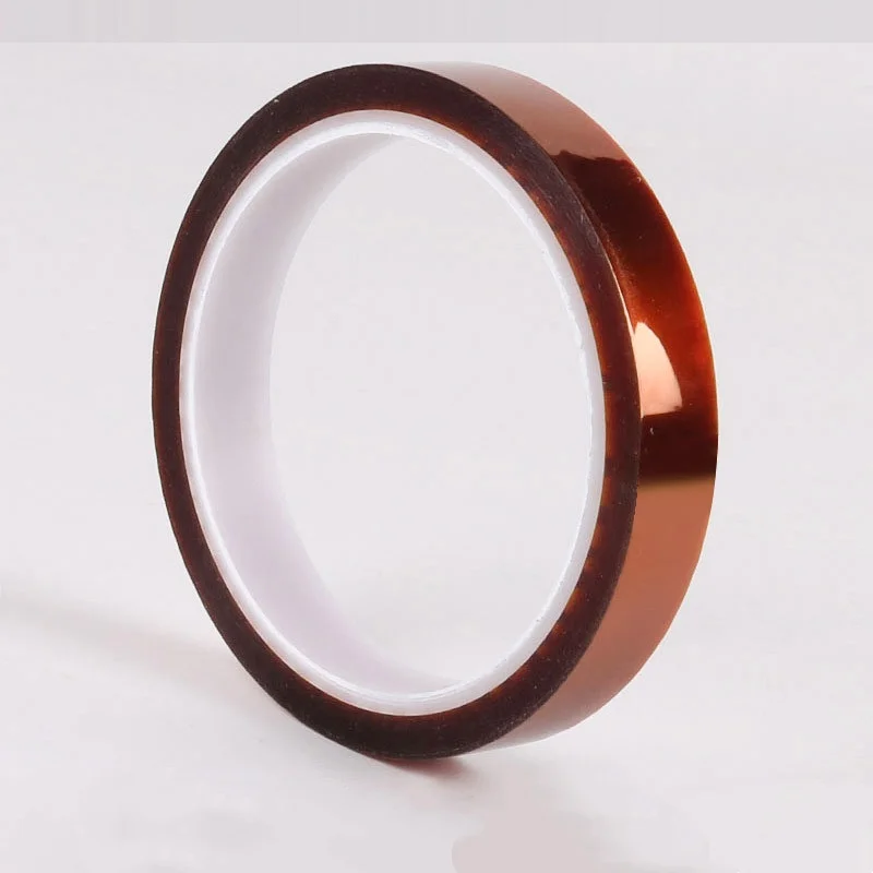 1 Stück selbstklebendes Klebeband, 33 m, hochtemperaturbeständiges Klebeband, Elektronikindustrie, Schweißen, Polyimid, Capton, Isolierband