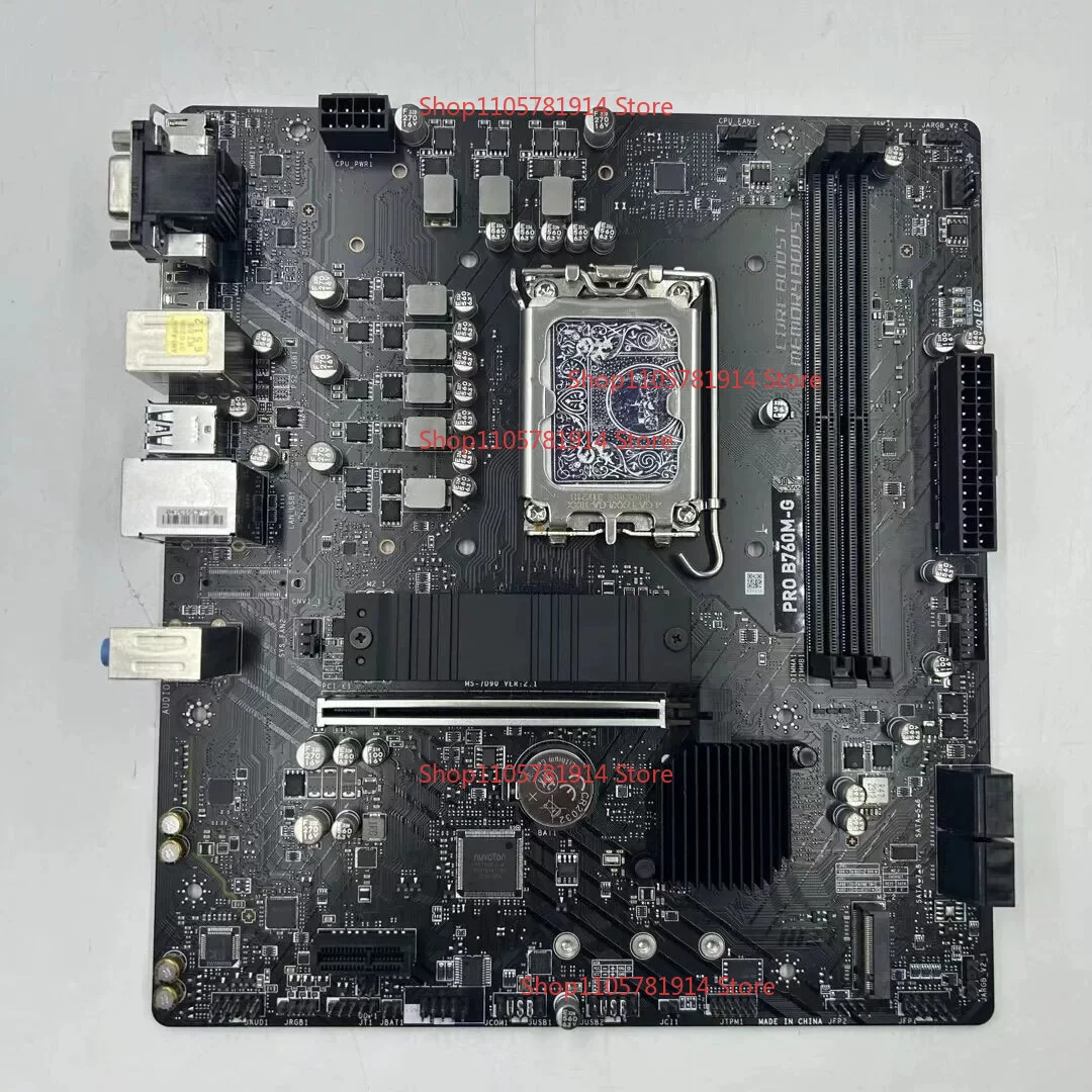 For MSI PRO B760M-G Main Board, Support 12/13/14 Generation CPU, DDR5 Memory