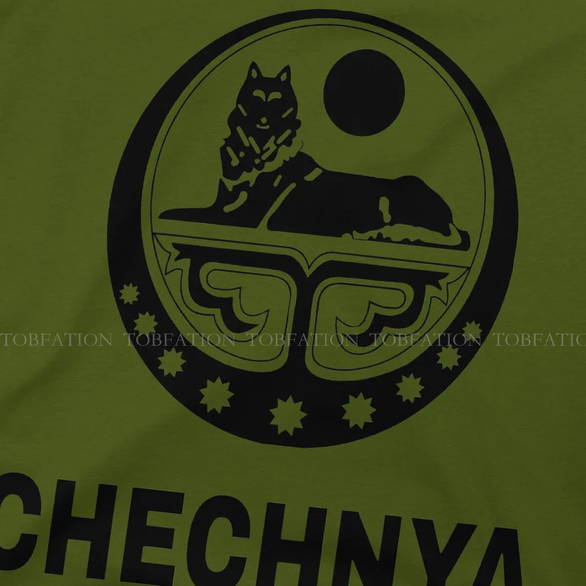 CHECHNYA Chechen Wolf Men T Shirt Cotton Fashion Crewneck Tee Shirt Harajuku Clothing