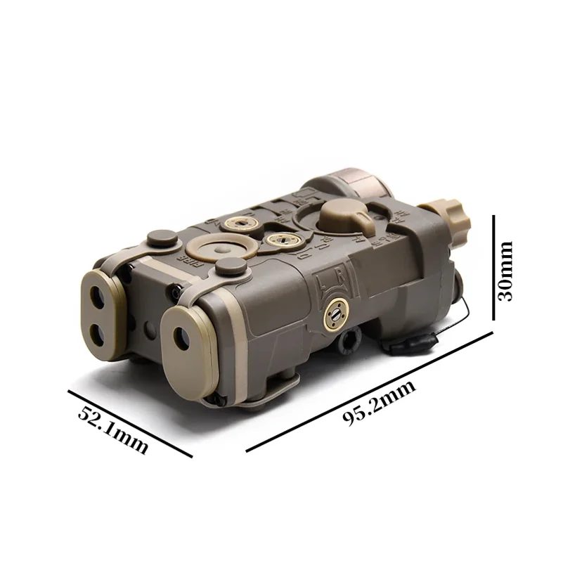 Tactical L3 NGAL Nylon dummy no functional battery box Battery Case Model For Airsoft 20mm Picatinny Rail ar accessory - view 6