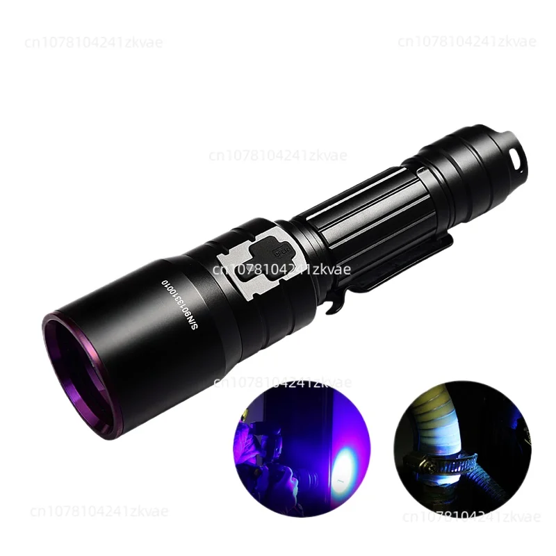 UVC31 High power 5W 365nm black light ndt UV flashlight USB rechargeable UV torch light led uv blacklight