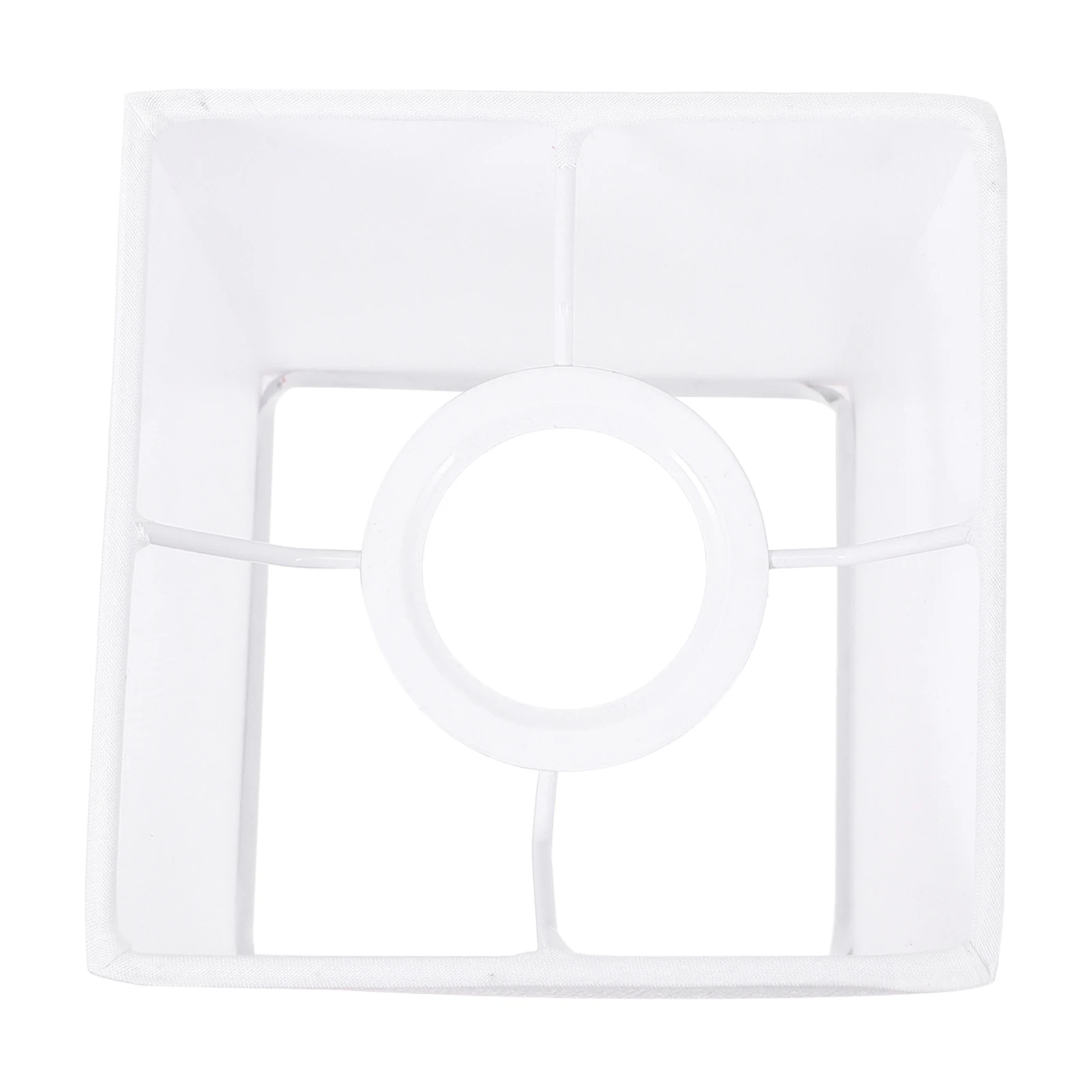 

White Square Cloth Lampshade E27 Linen Shade Accessories Wall Floor Ceiling Lamp Dust Protection Warm Mood Lighting Decorative