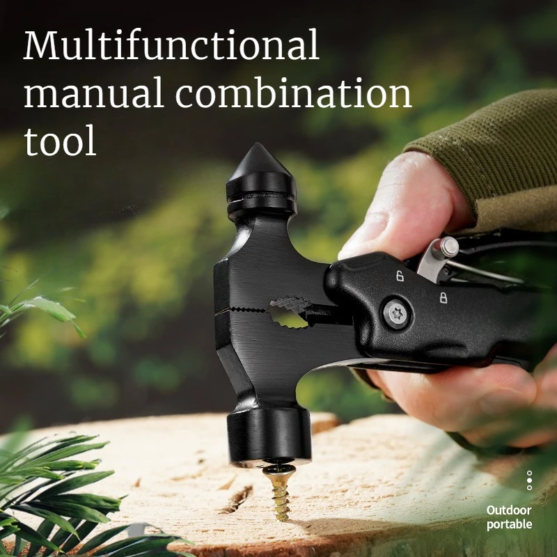 

High-quality Multi-functional Safety Window-breaking Rescue Hammer Convenient Outdoor First Aid and Survival Combination Tool