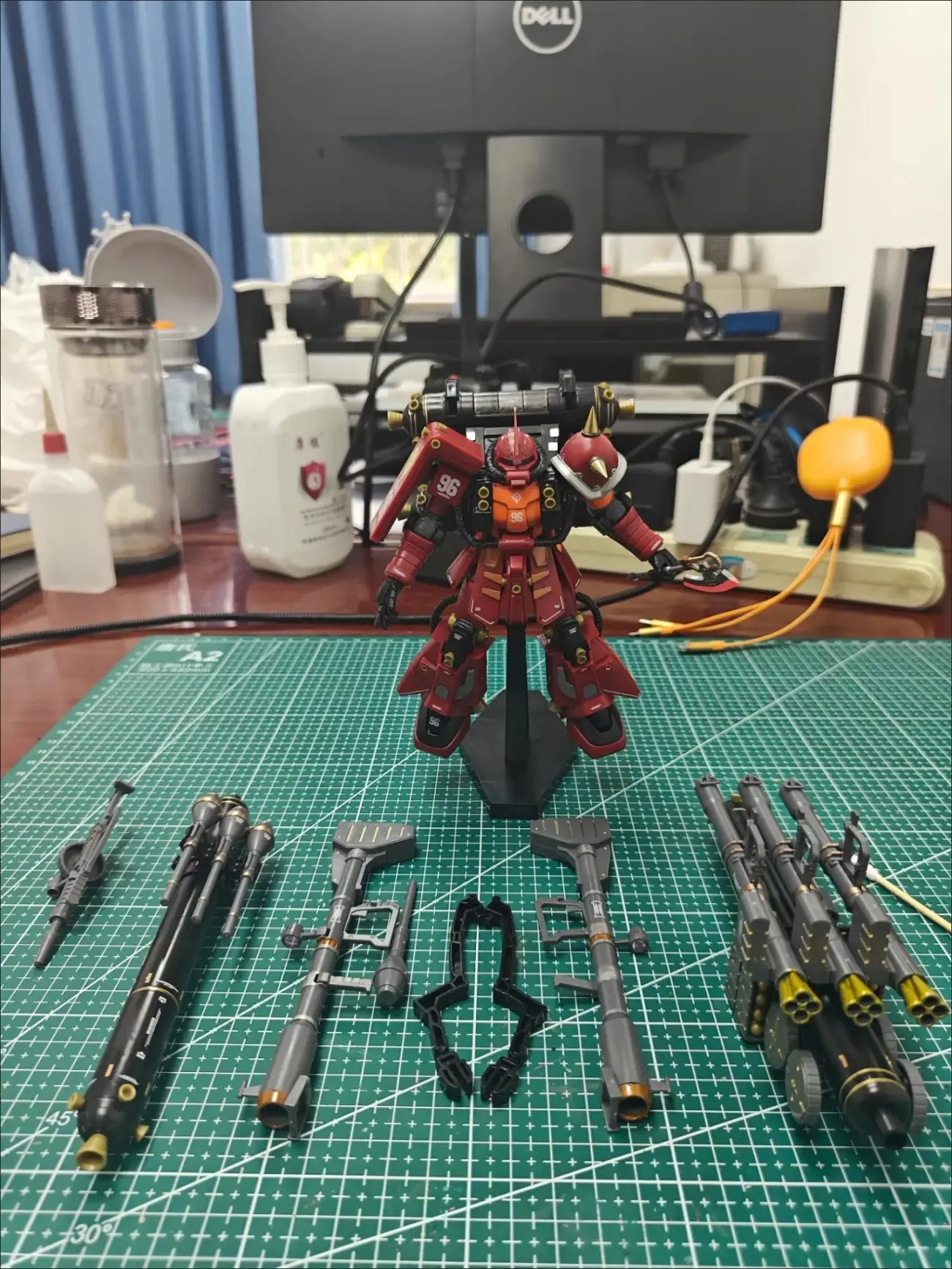 スターモデル 1/144 HG MS-06R 組立モデルキット サイコザクⅡ 高機動型 アニメアクションフィギュア ロボット プラスチックモデル ギフト T