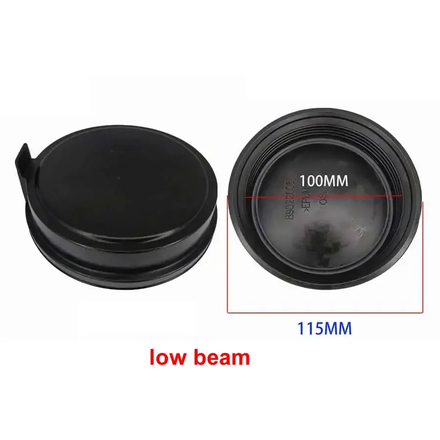 For Skoda Fabia 2015 2016 2017 Low High Beam Headlight Dust Cover Turn Signal Sealing Cap Durable Rubber Dustproof Lid 75mm 1pcs