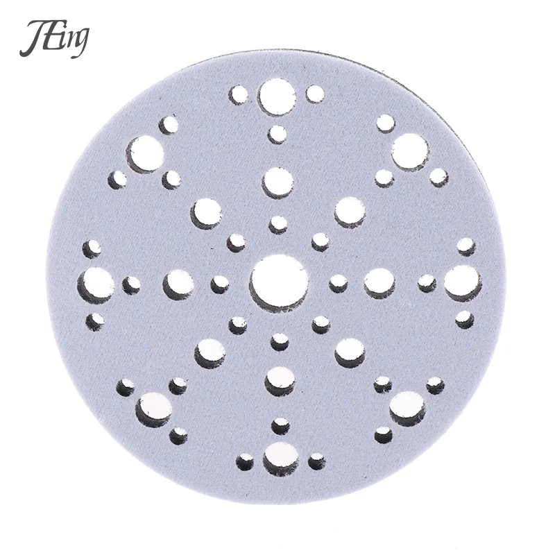 

1Pc 6Inch 150mm 49-Hole Soft Sponge Interface Pad For Sanding Pads Hook Loop Sanding Discs Sander Backing Pads Buffer