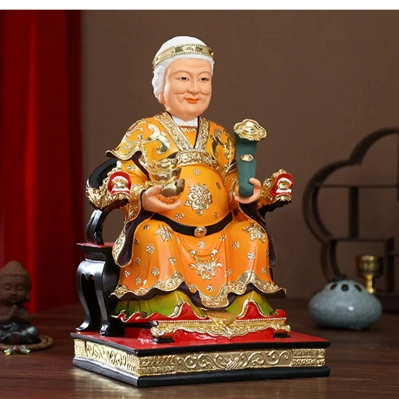 1PCS 30cm Resin Earth God Earth Goddess Landlord God of Wealth Buddha Statue Fengshui Figure Statue Ornament view 5