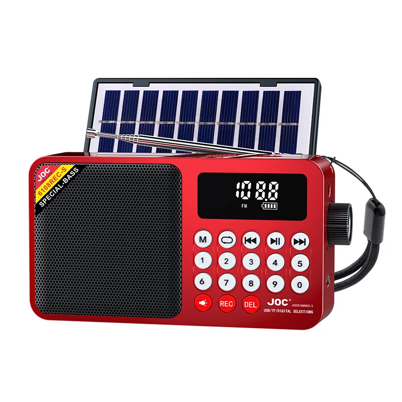 Multifunctional Portable Radio Hand Crank Solar Power FM AM Weather Radio Emergency LED Flashlight