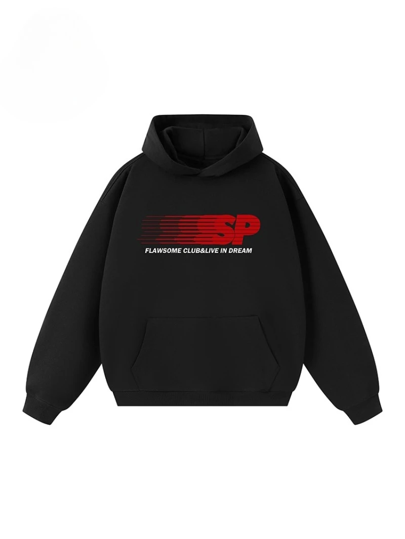 

The 2025 autumn/winter new trendy brand American printed sweatshirt is a fashionable sporty and casual top for men and women