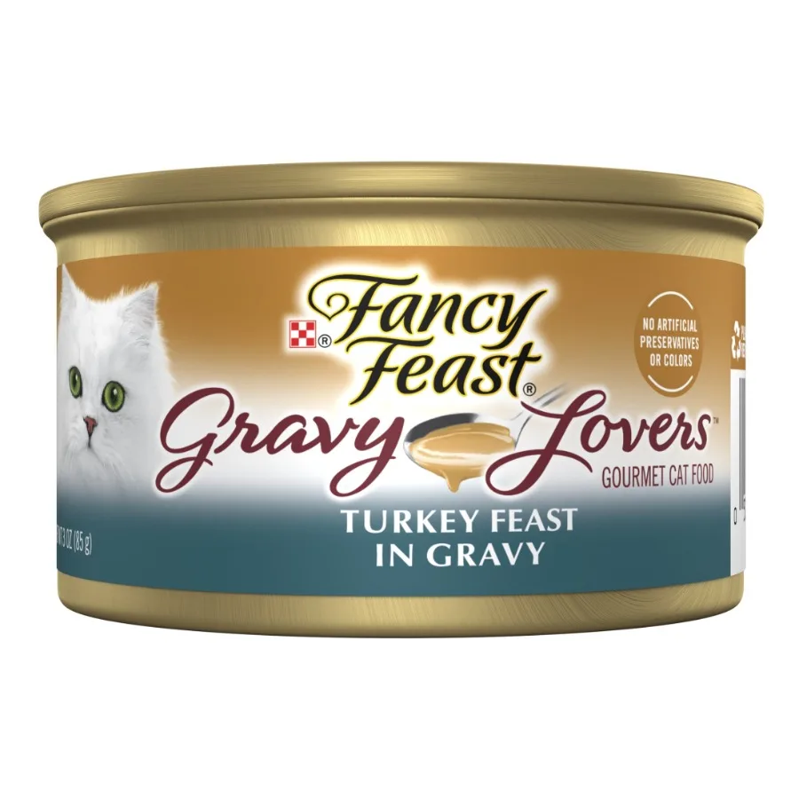 

Purina Gravy Lovers Kitten Food Wet Cat Food Tuna Feast in Rich Gravy for Growth Digestion, 3 oz Cans 24 Pack,Classic Yellow Pa