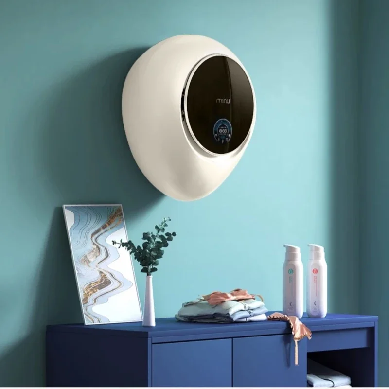 MINIJ-lavadora montada en la pared, lavadora de 2,5 kg, alta temperatura, tipo de carga frontal, automática, 220V