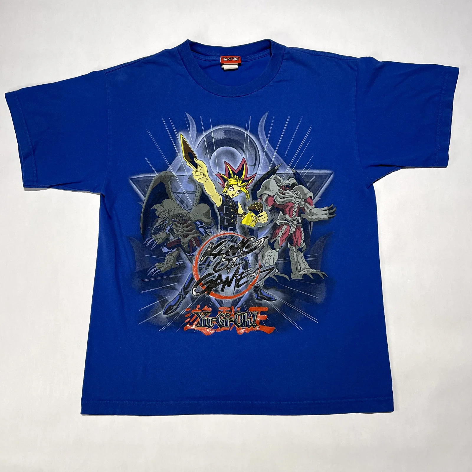 

Vintage 90's Yu-Gi-Oh! King of Games T-Shirt Youth X-Large / Adult Small Anime