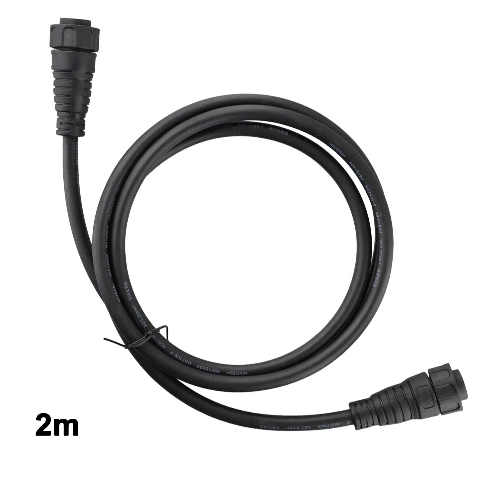 2M M25 AC Cable with For Waterproof Head for Grid Tie Inverters Compatible with 600W to 1400W and 450V to 750V