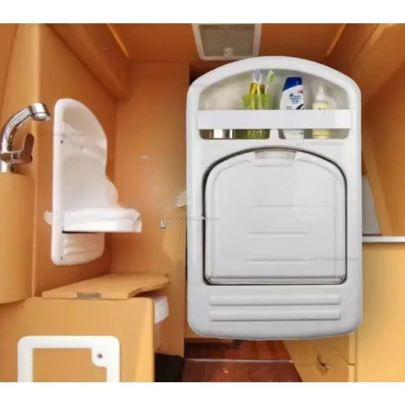 Marine/Commercial Folding Plastic Sink: With Tap, Fits RVS Campervan, Motorhome Mini Kitchen & Boat/Yacht/School/Hospital