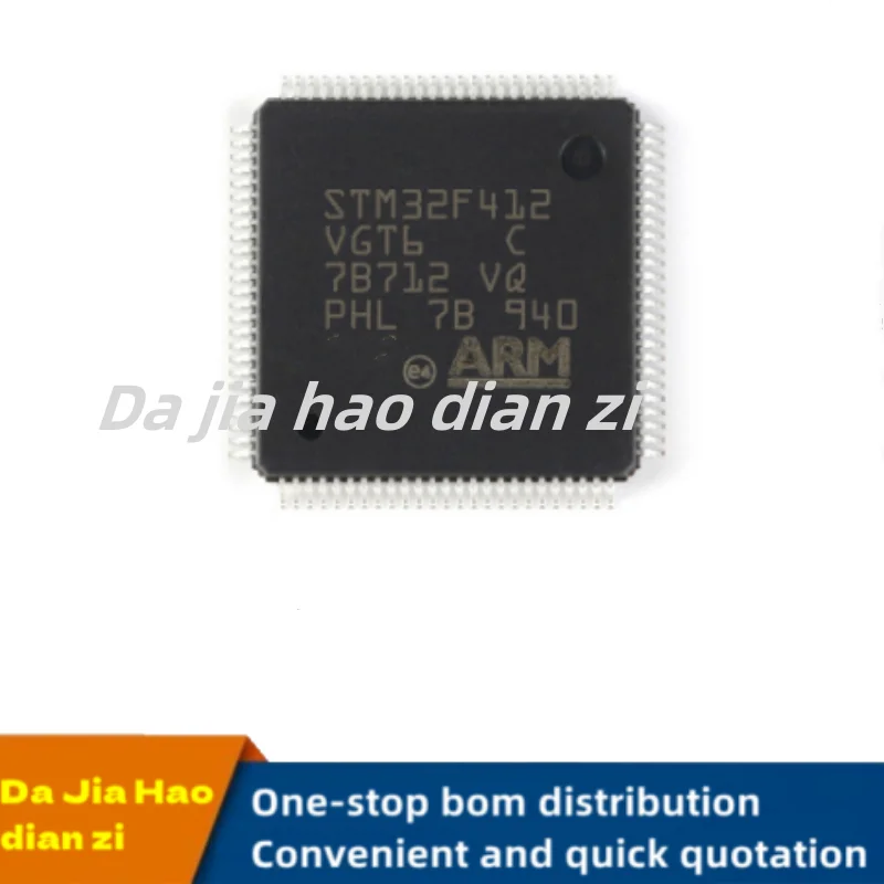 1pcs/lot STM32F412VGT6 STM32F412 QFP ic chips in stock