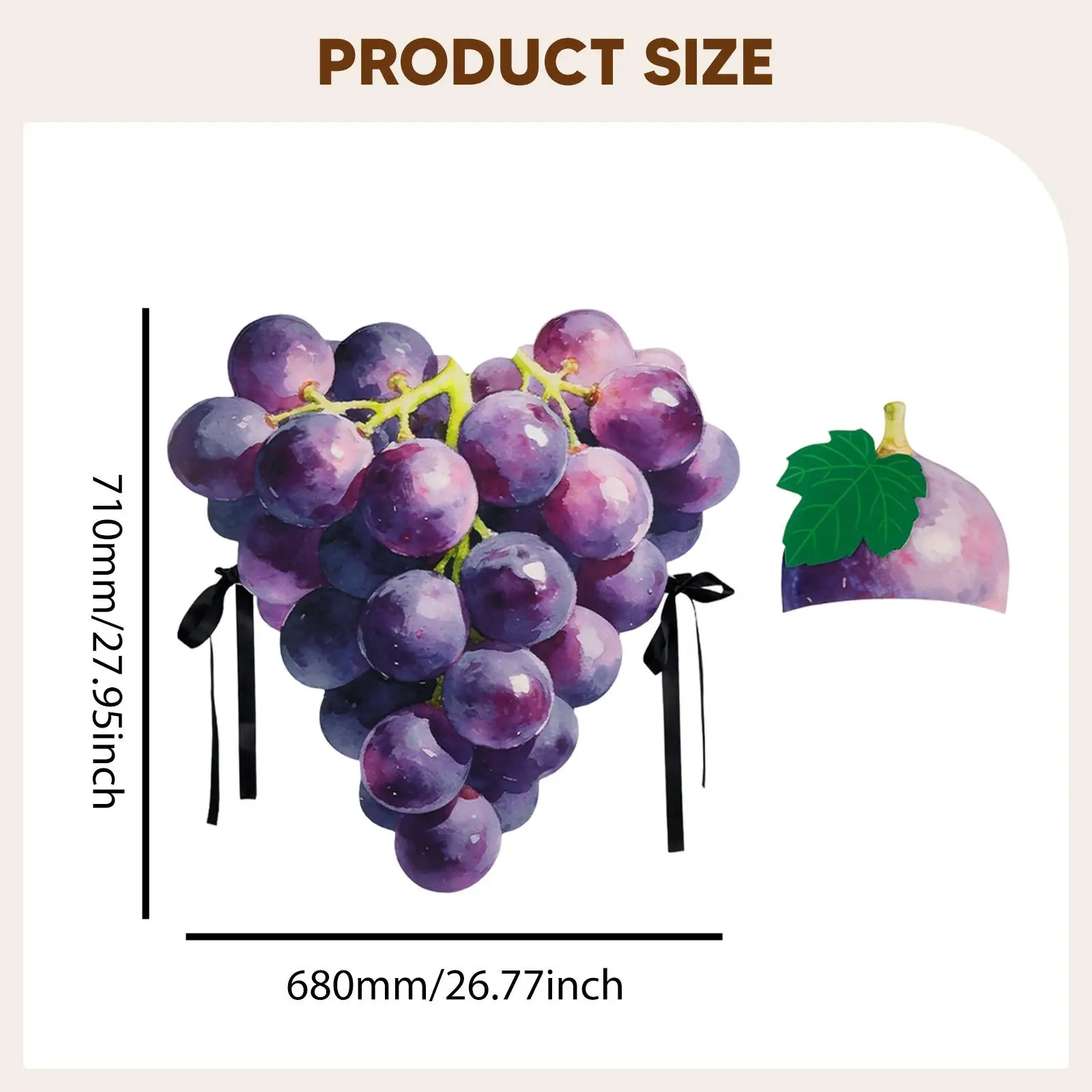 Halloween Vegetable Cosplay Clothes Outfit with Hat Grape Costume Jumpsuit for Masquerade Party view 6