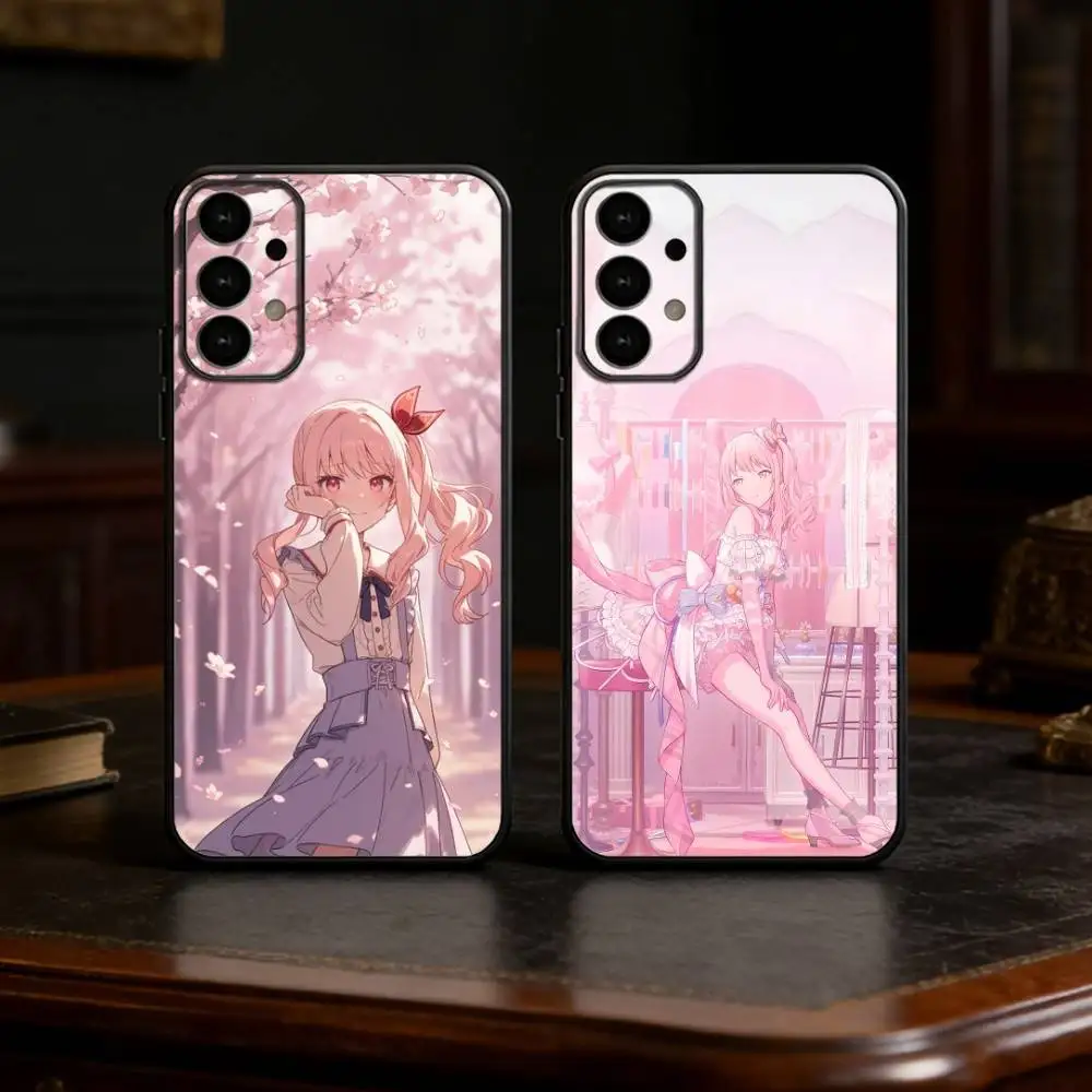 Anime Mizuki Akiyama Phone Case For Samsung S25,24,21,22,23,30,Ultra,20,Plus,Fe,Lite,Note Soft Black Cover