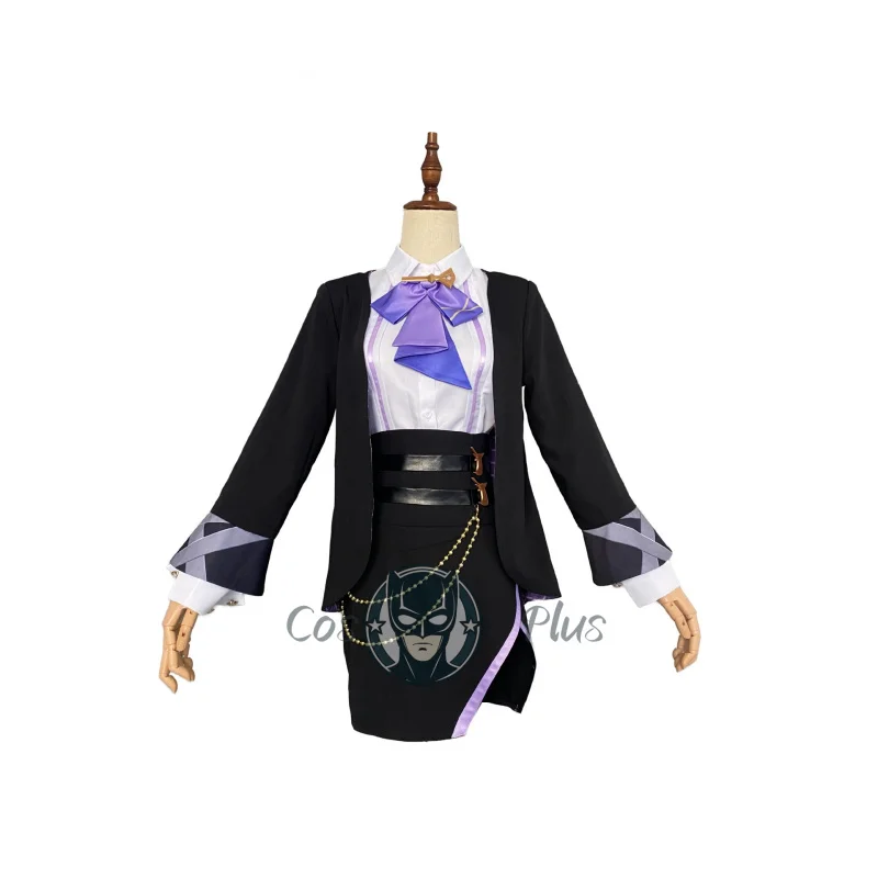 أزياء Clorinde التأثيرية Co-luckin Coffee Outfit Genshin Impact Roleplay Halloween Christmas Carnival Comic Con Party