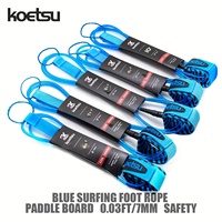 KOETSU Surfboard Leash, Paddle Board Straight Rope, High-Quality Surfing Accessories for Surfboards and Paddle Boards