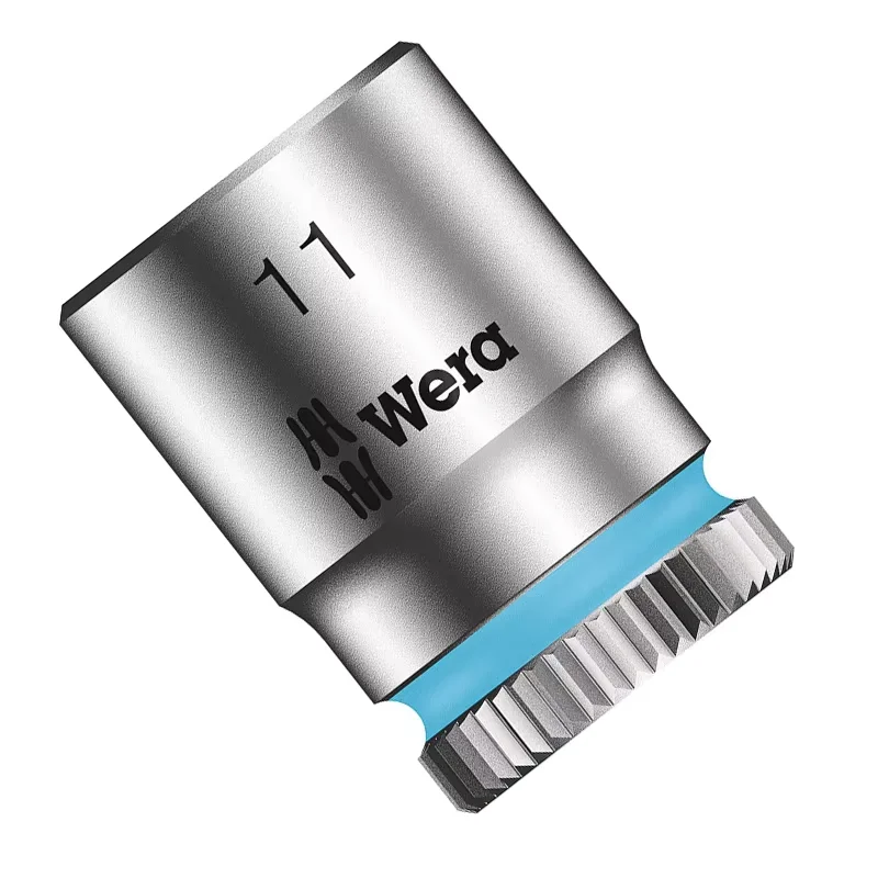 Wera 05003510001 Take It Easy External Hexagon Socket, Color Coded Anti-Slip Chrome-Vanadium Socket, Hand Tool Accessories