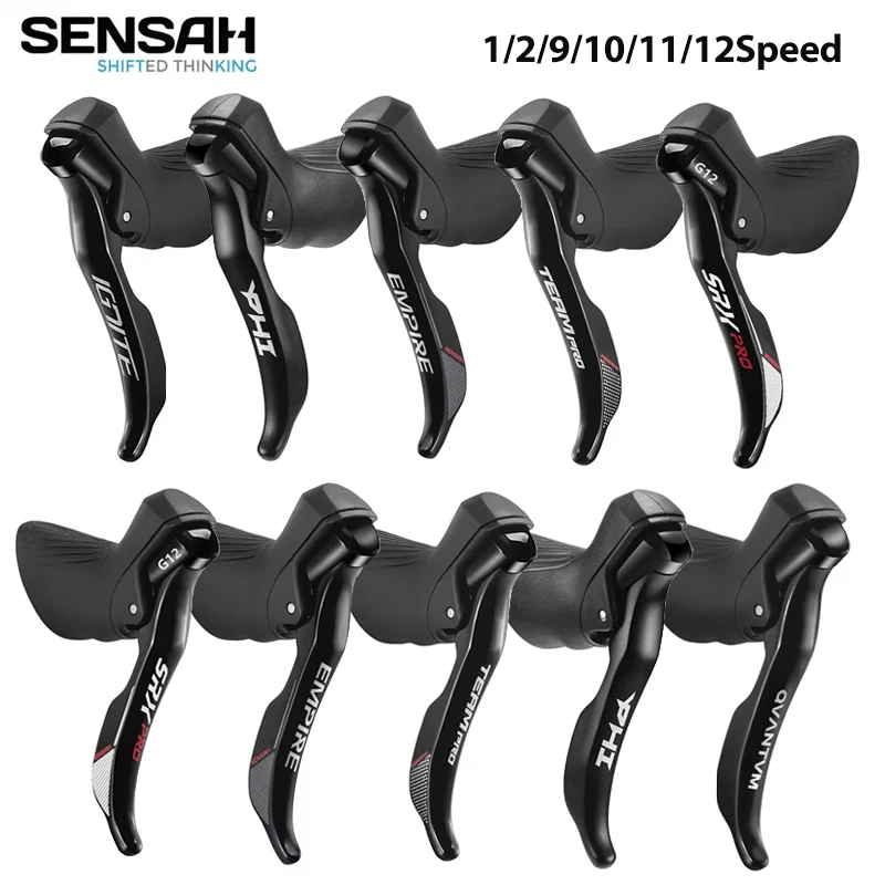 

SENSAH Road Bike Shifters L/R 1 2 9 10 11 12 Speed Gravel Bike Shift Lever PHI QUANTV IGNITE team pro Empire PRO SRX PRO G11 G12