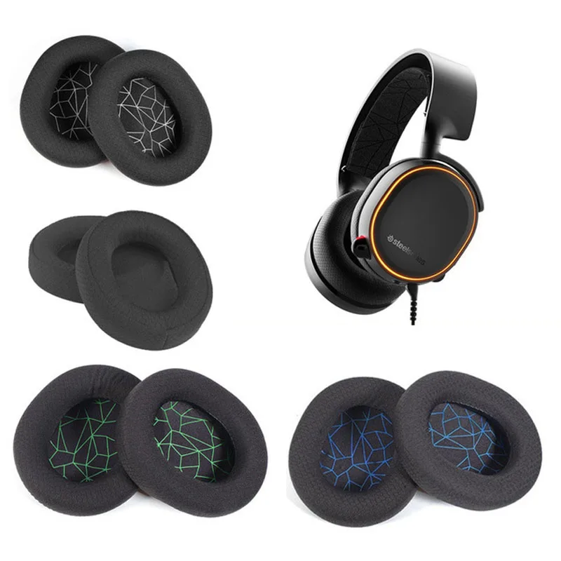 استبدال جل بطانة للأذن غطاء الوسادة ل SteelSeries Arctis 3/5/7/9/1/برو ضياع اللاسلكية سماعة الألعاب وسادات الأذن غطاء