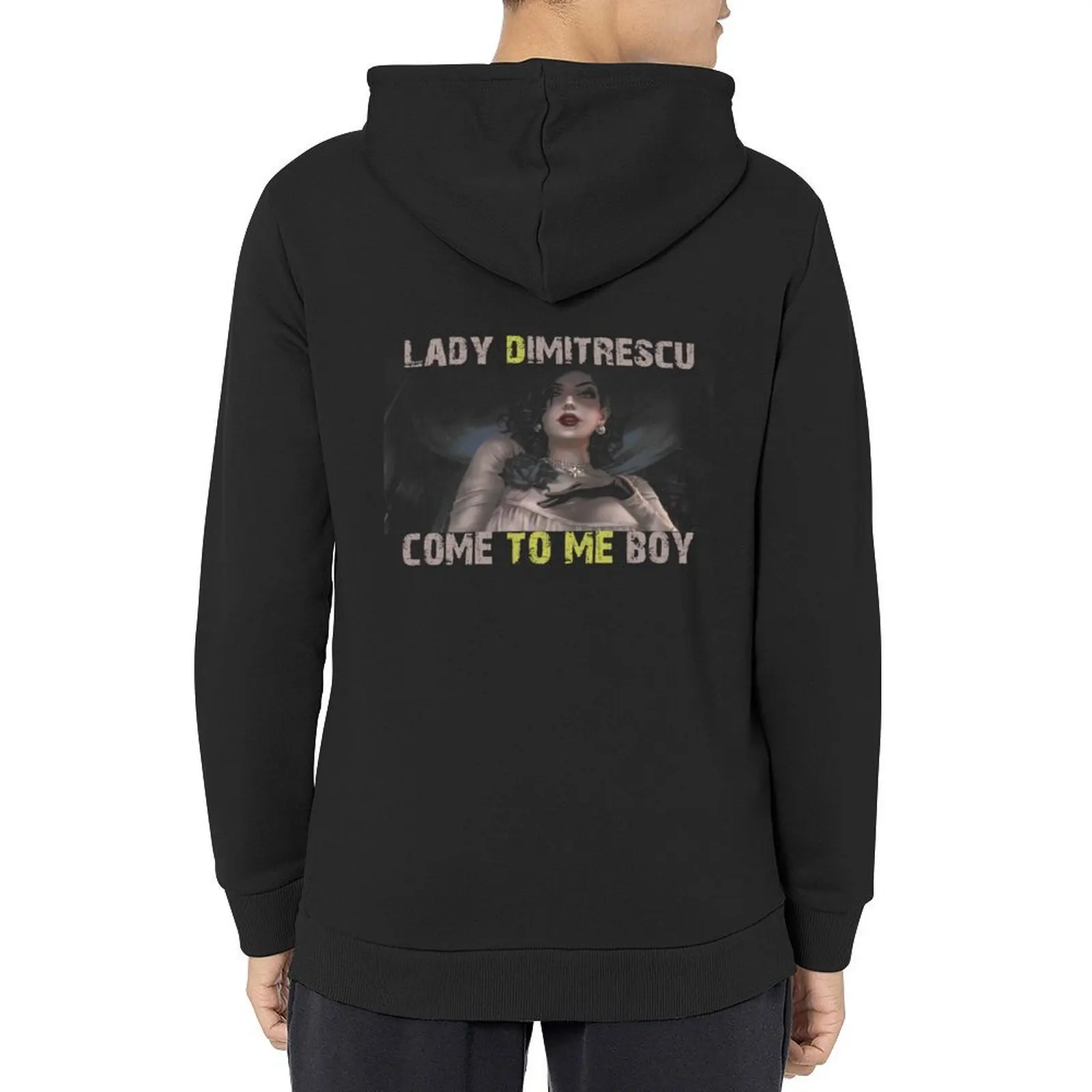 

lady dimitrescu ome to me boy Hoodie autumn new products men's clothing men's winter sweater winter clothes pullover hoodies