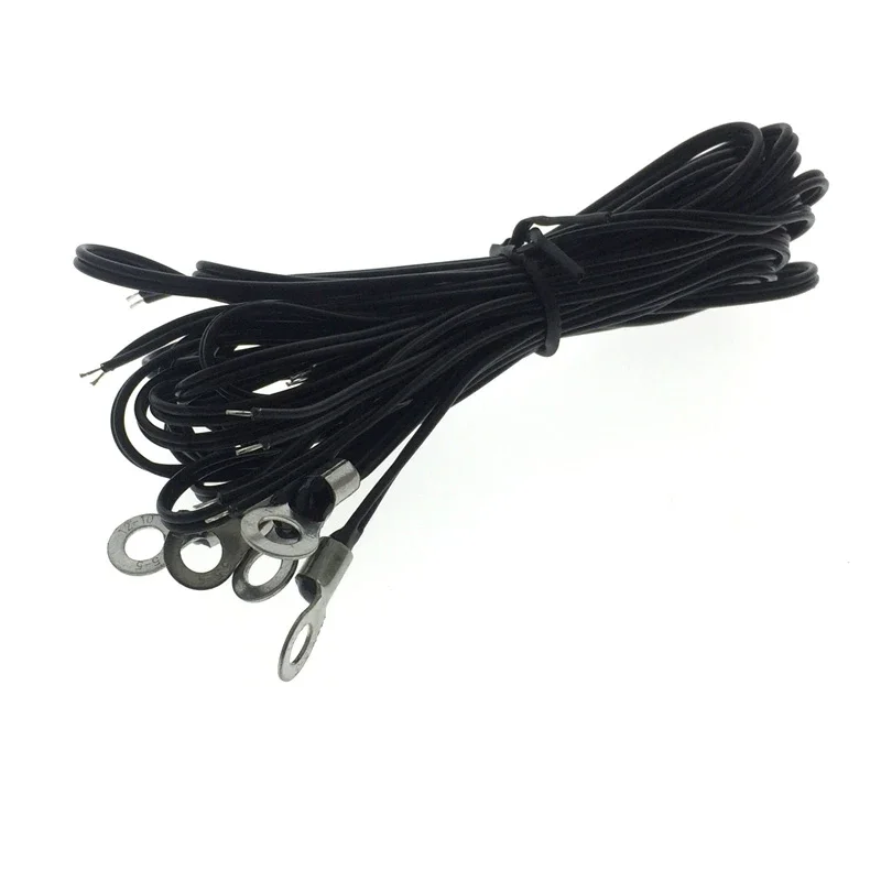 10pcs Temperature Sensor Surface Fixed 5.5-5 Resistance 10k B Value 3950 Error 1% L=50CM Temperature Probe NTC Thermistor