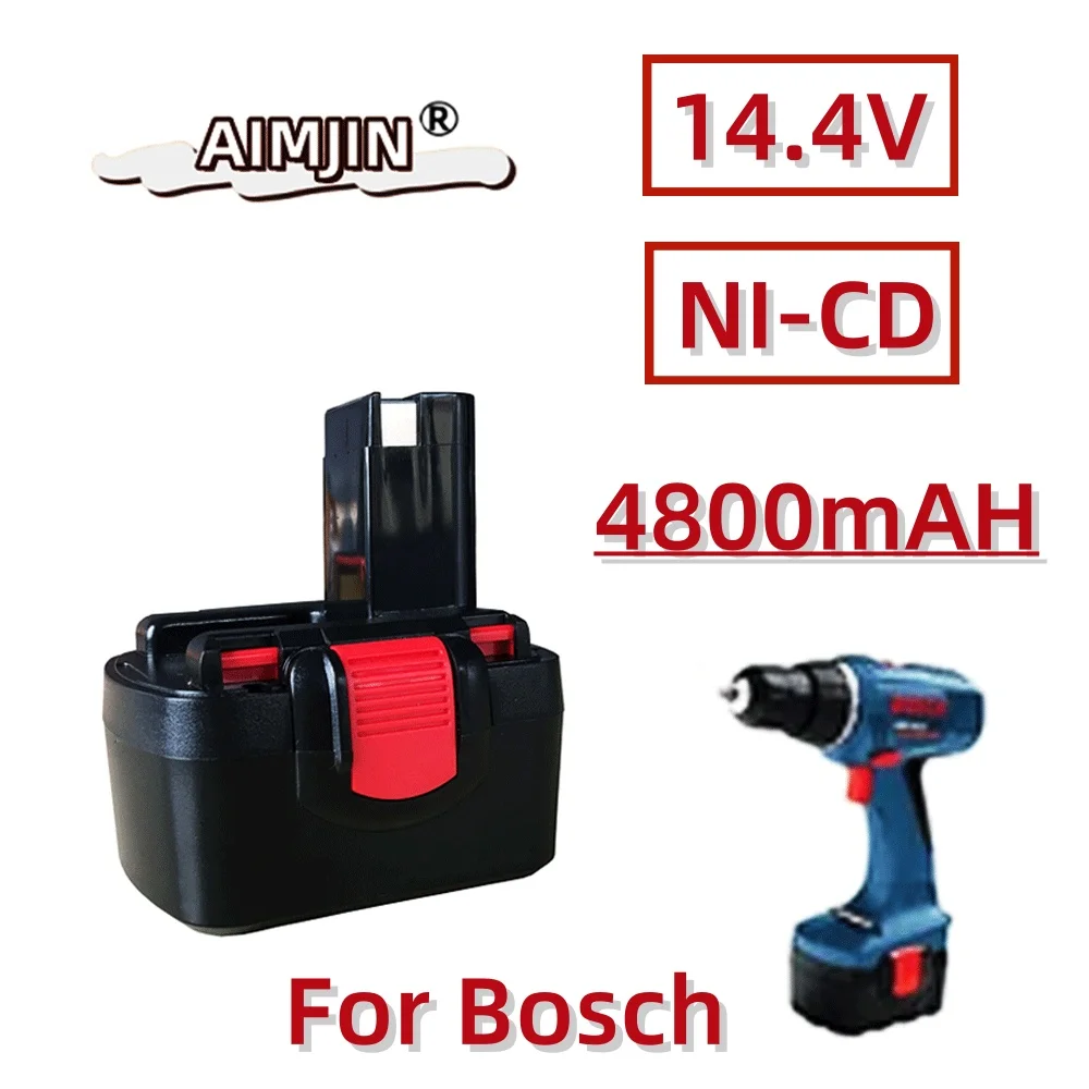 

For Bosch 14.4V 4800mAh Ni-Cd BAT038 BAT140 BAT040 BAT041 BAT159 2607335275 2607335533 2607335534 2607335711 2607335465 26073356