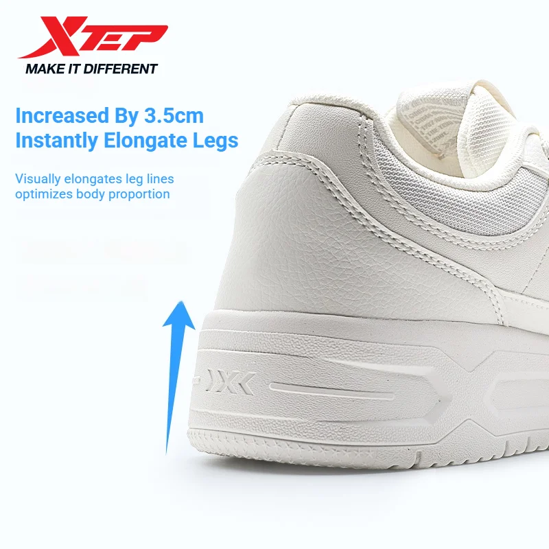 Xtep 2026 For Women Skateboarding Shoes Fashion Trend Casual Classic Street Style Breathable Lightweight Shoes 874118310027