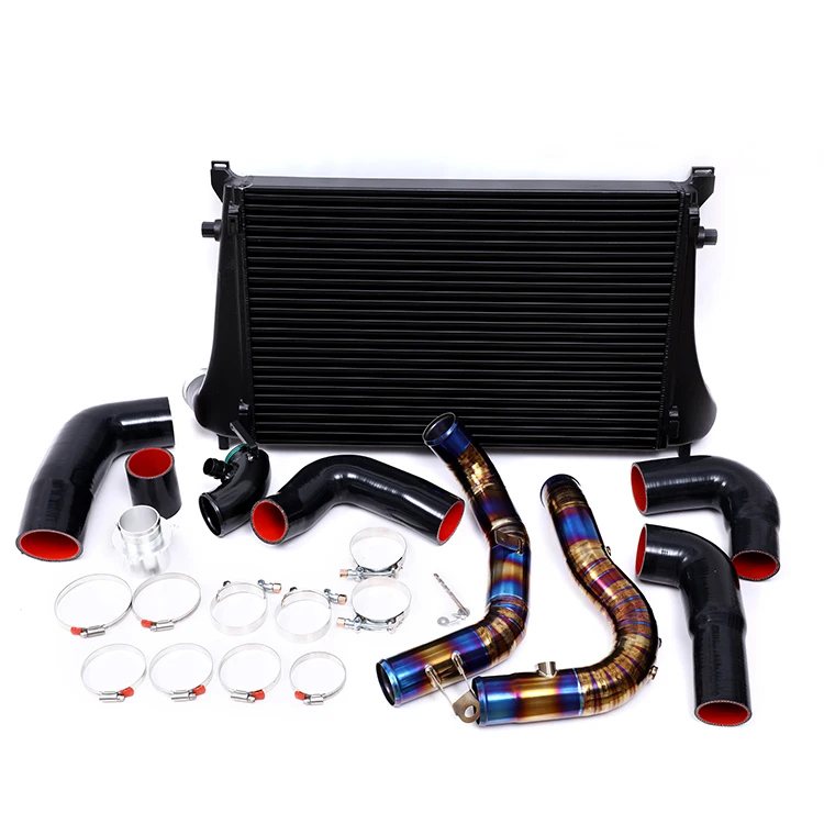 

OE 5Q0145840B High Quality Aluminum Intercooler Charge Pipe Kit For VW Golf 7 MK7 EA211 1.4T Engine Cooling Parts