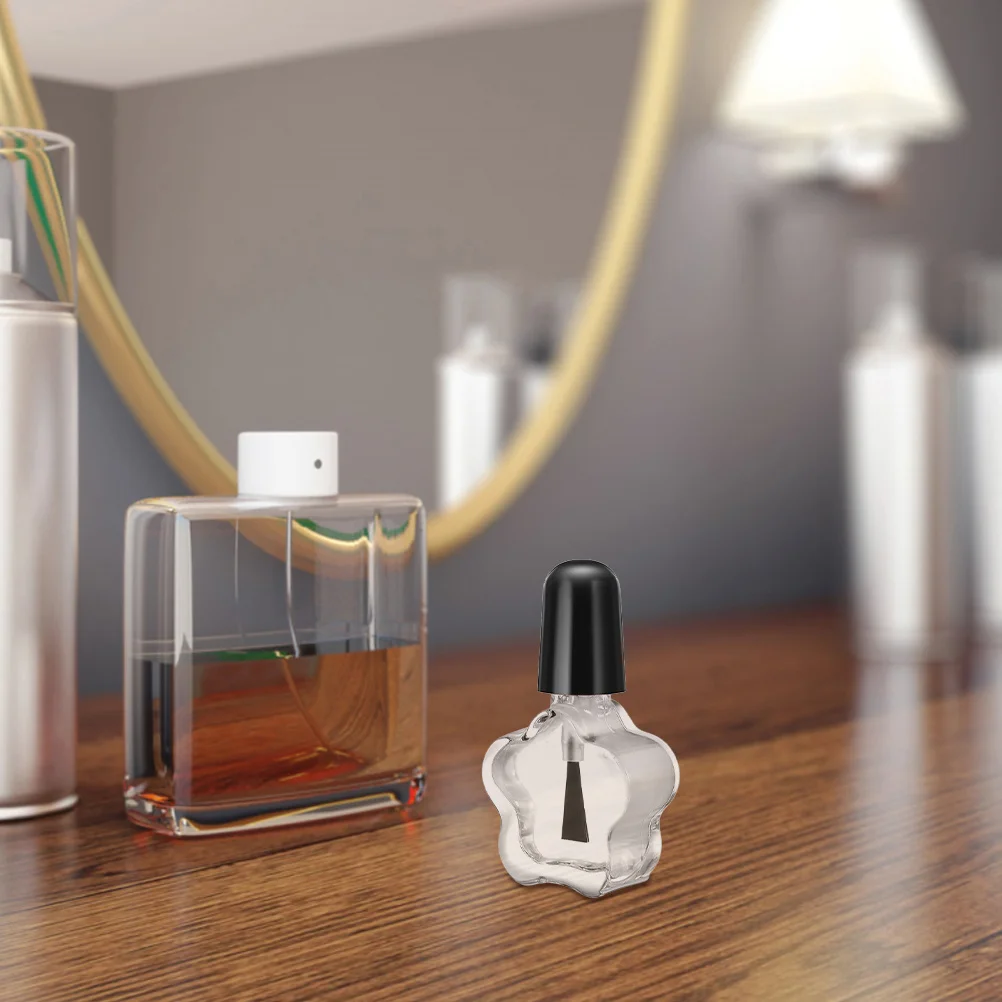 

20Pcs Empty Nail Polish Bottles 5Ml Clear Glass Star-Shaped Vials for DIY Nail Art Home Use Refillable Travel-Friendly Storage