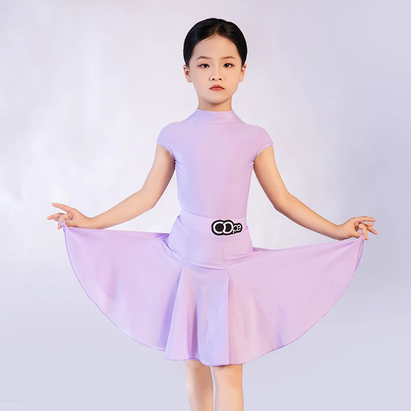 Ropa de competición profesional de baile latino para niños, conjunto de ropa de actuación para niñas, traje de vals de salón, XH543, 2024