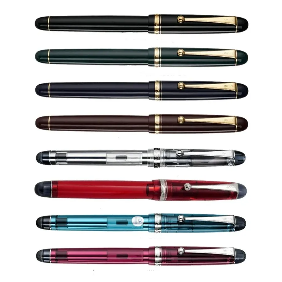 

Новая классическая прозрачная перьевая ручка PILOT FKKN-12SR 74 с золотым пером 14K, модель CON-70, идеальна для деловых подарков мужчинам, элегантная.