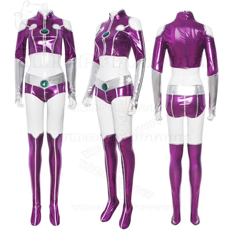 アニメタイタンスターファイアタイトスーツコスプレセットトップパンツソックスハロウィンカーニバルカーニバルコミック展示会ナイト新