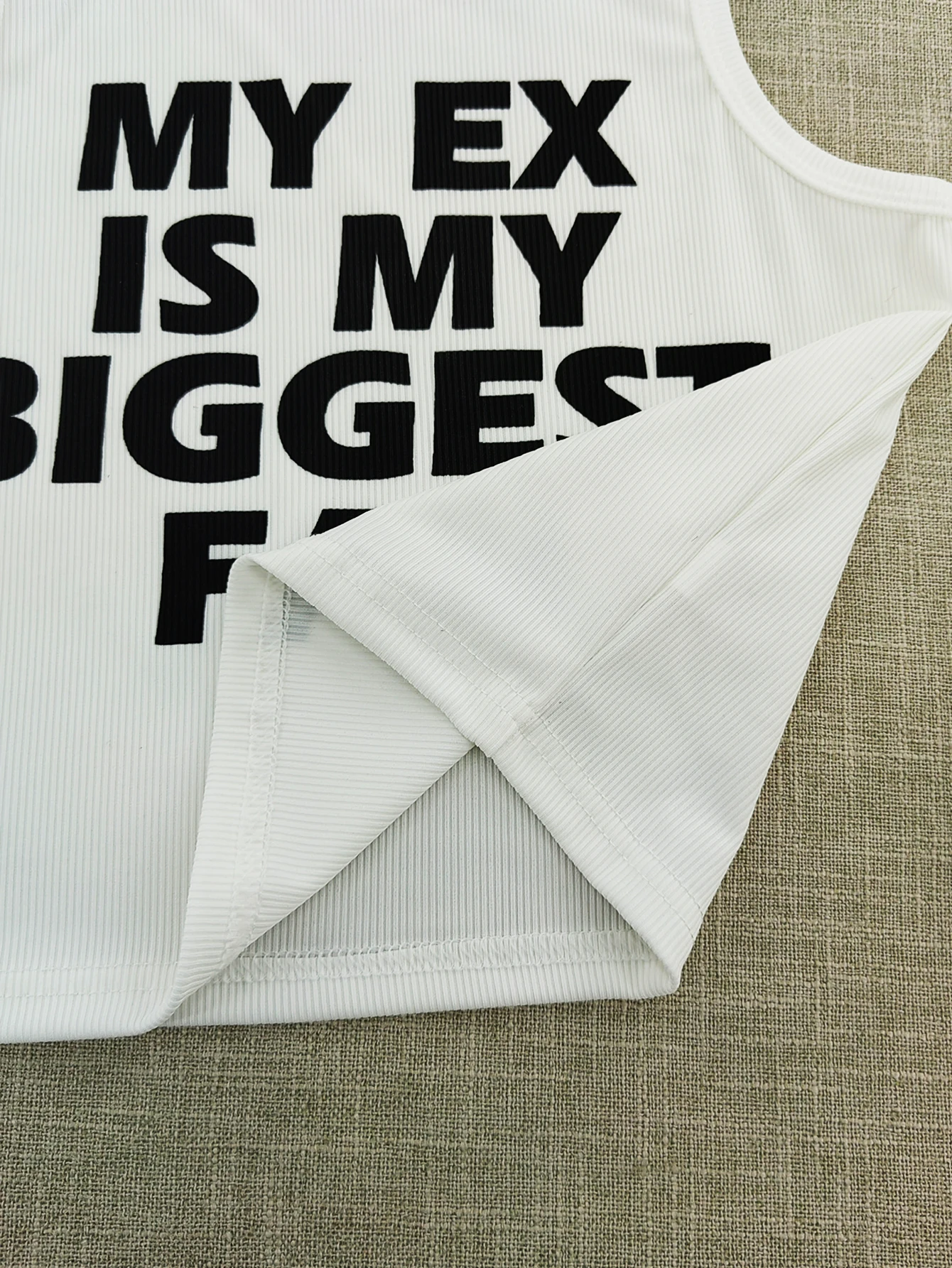 Y2k Clothes Letters Graphic Tank Top Women\'s Summer Vest Grunge Punk High Street Sleeveless Crop Tops Fashion Vintage Streetwear