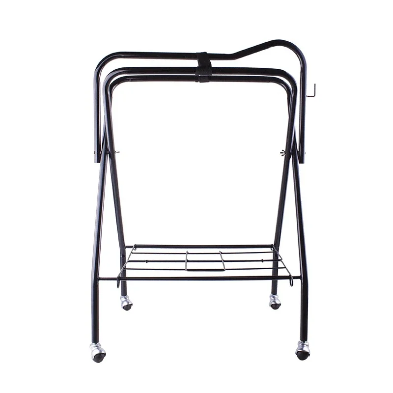

Wheeled saddle rack, collapsible saddle rack, stable supplies, harness