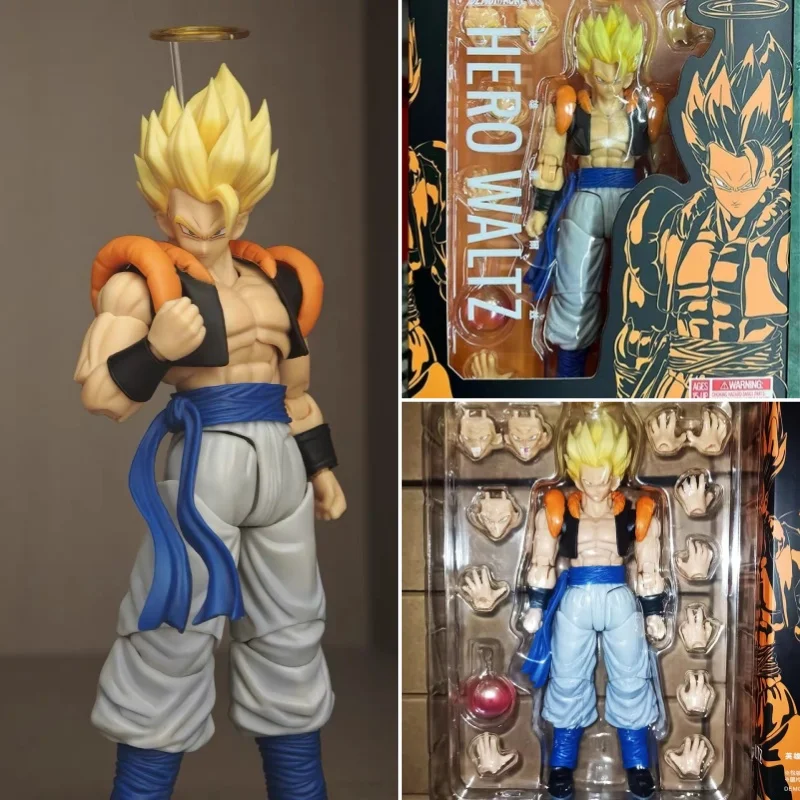 

New Demoniacal Fit Gogeta 3.0 Body Dragon Ball Z Action Figure Dbz Shf Gogeta Super Saiyan Figurine Anime Figures Model Toy Gift
