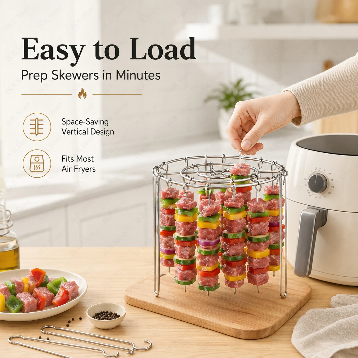 Supporto Verticale per Spiedin - Kitchen Gadgets Air Fryer recensione e prezzo