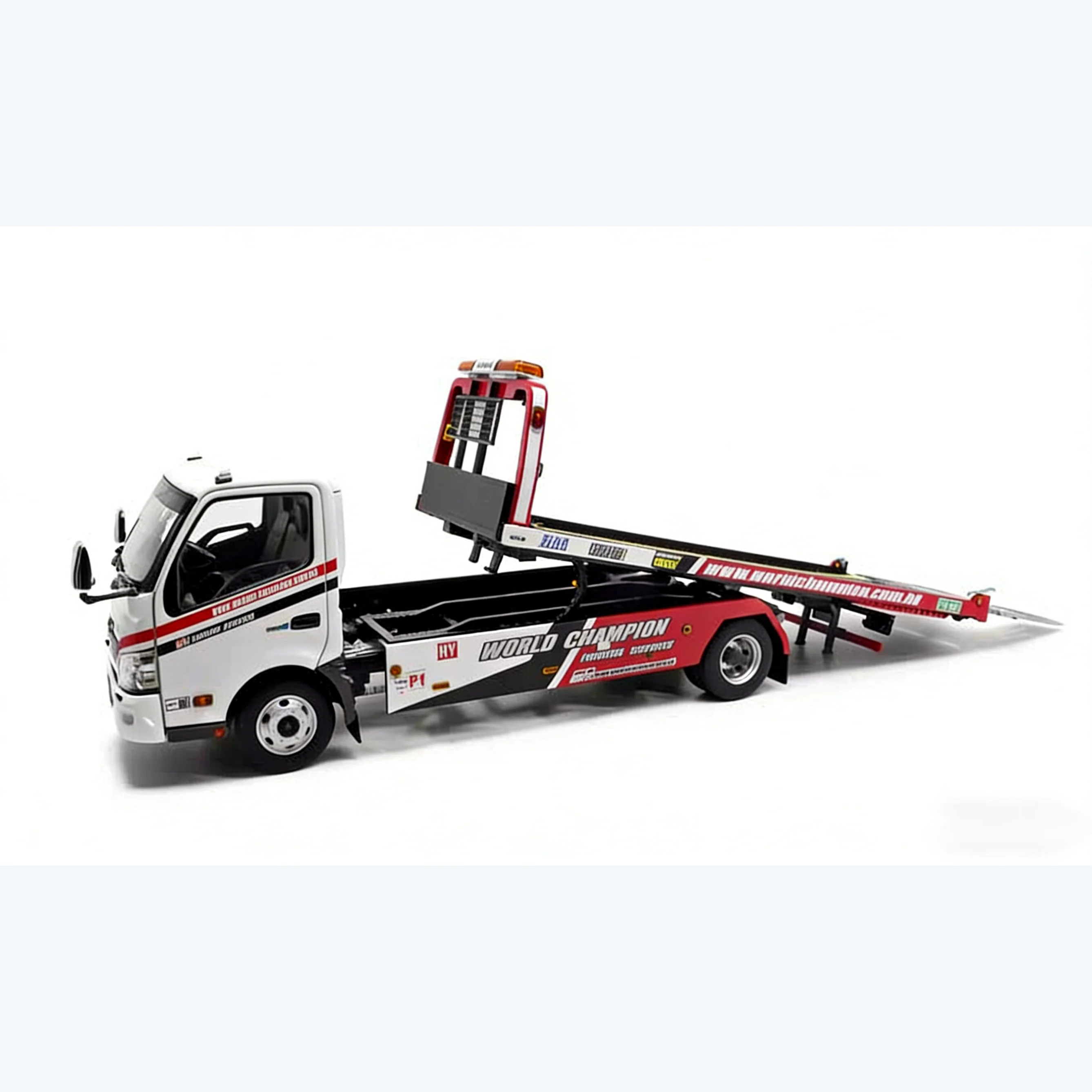 1:18 Scale Hino 300 2019 Simulation Alloy Tow Truck Static Diecast